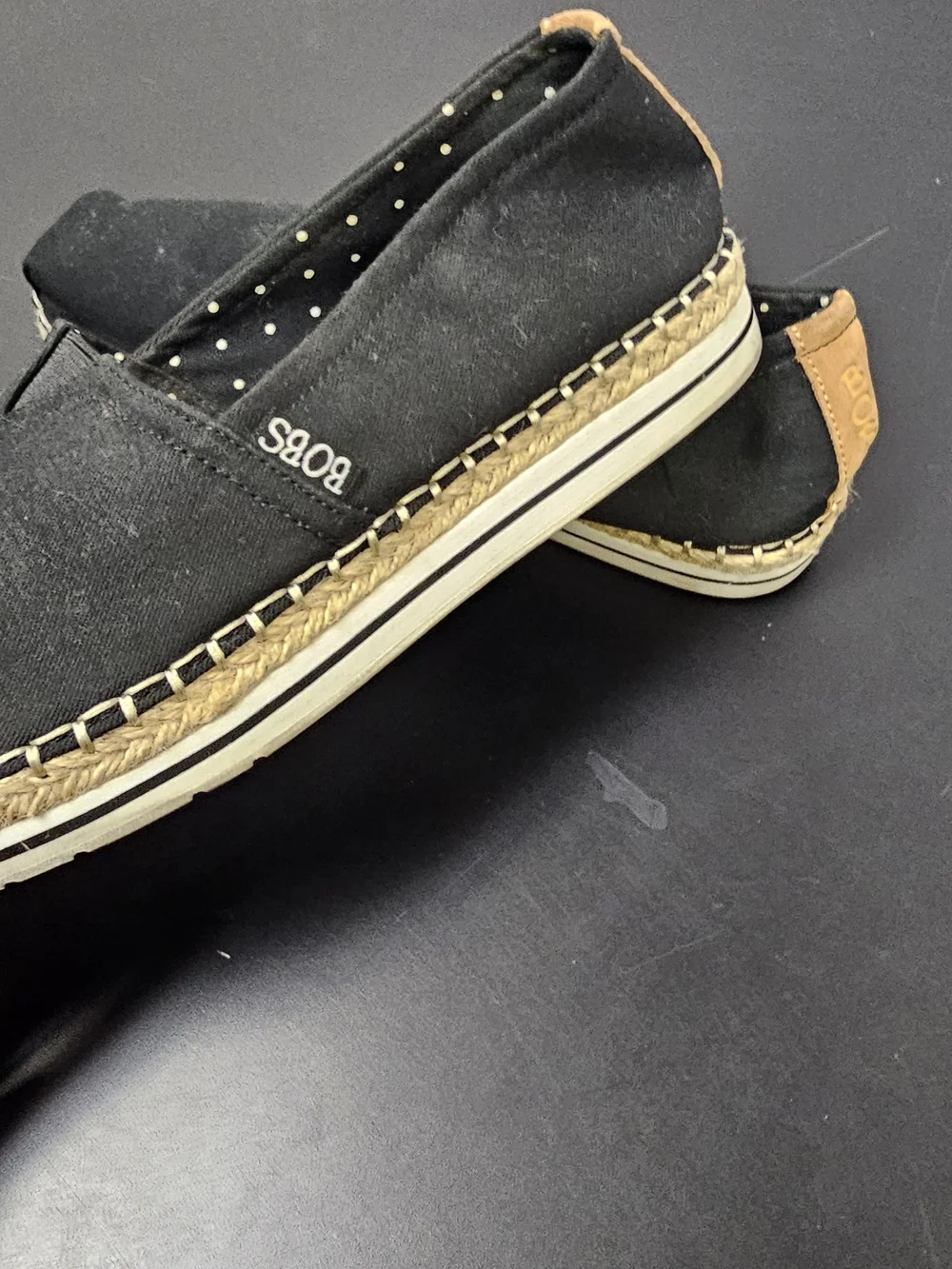BOBS from Skechers slip espadrilles